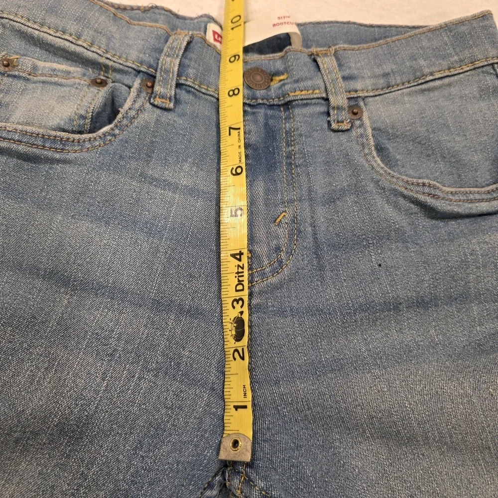Levi's 517 Girls 10 Regular Bootcut Medium Denim Blue Jeans